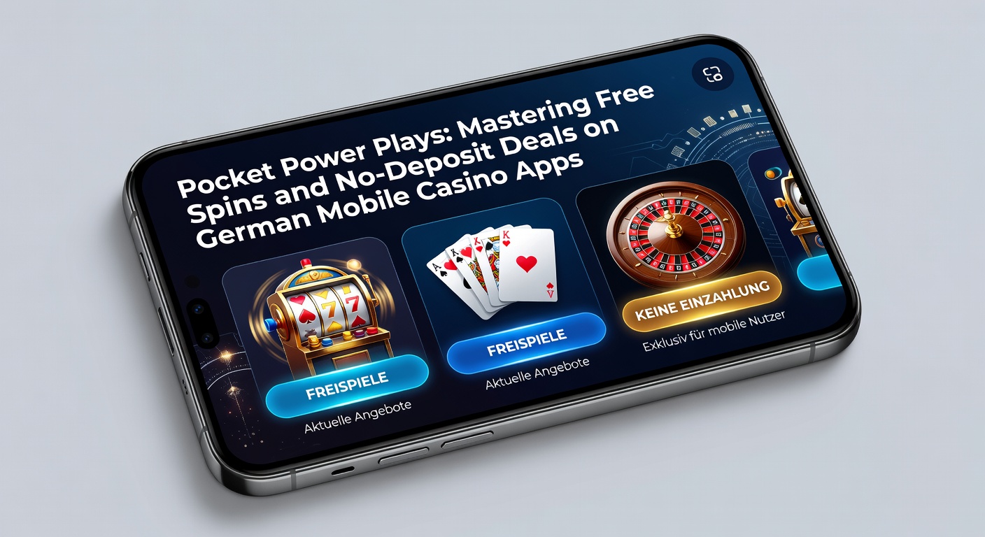 Spielerhand mit Smartphone, das ein Free-Spins-Bonusfenster in einer deutschen Casino-App anzeigt, mit Gewinnanimationen